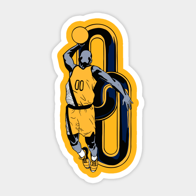 Agent Double 0 Sticker by Indy_Afro